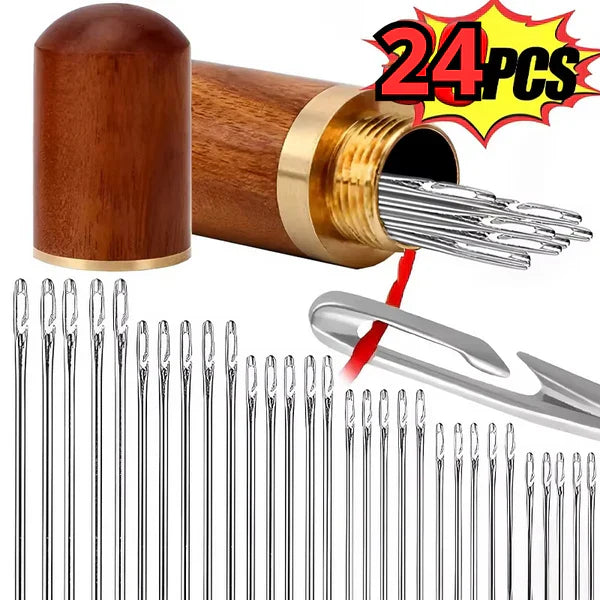 AGUJAS ENHEBRADO FACIL + ENVIO GRATIS