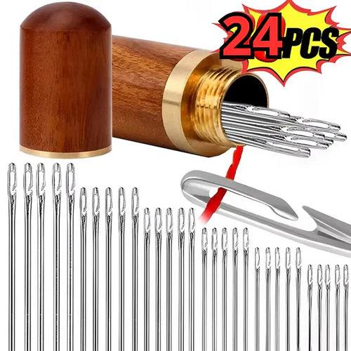 AGUJAS ENHEBRADO FACIL + ENVIO GRATIS