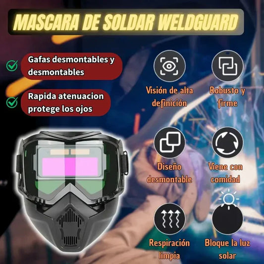 MASCARA DE SOLDAR WELDGUARD+ENVIO GRATIS